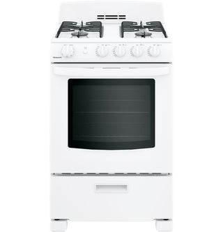 Hotpoint® 24" Front-Control Free-Standing Gas Range with Large Window