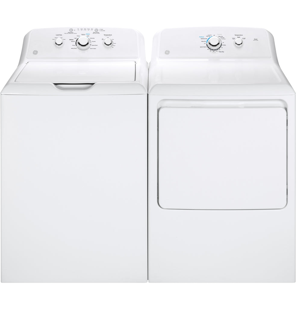 GE® 6.2 cu. ft. Capacity aluminized alloy drum Electric Dryer