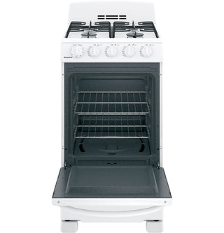 Hotpoint® 20" Front-Control Free-Standing Gas Range with Sealed Burners