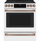 Café™ Front Control Induction Knobs and Handles - Brushed Copper