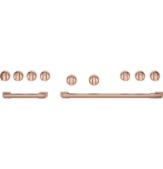 Café™ 48” Brushed Copper Handle & Knob Set for Pro Range and Rangetop