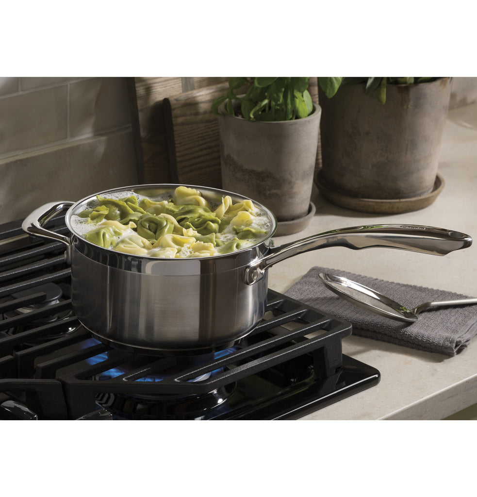 GE Profile™ 30" Built-In Gas Cooktop with 5 Burners and Optional Extra-Large Cast Iron Griddle