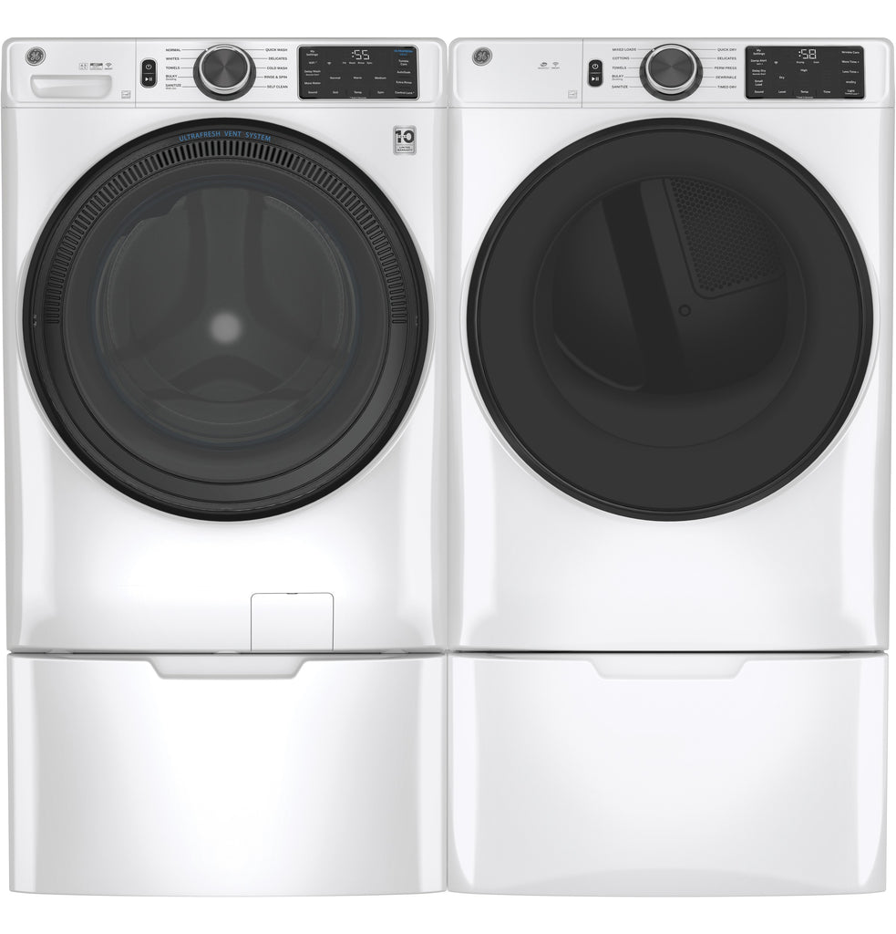 GE® 7.8 cu. ft. Capacity Smart Front Load Electric Dryer with Sanitize Cycle