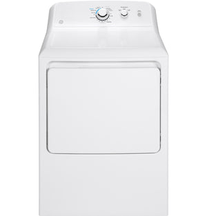 GE® 6.2 cu. ft. Capacity aluminized alloy drum Electric Dryer