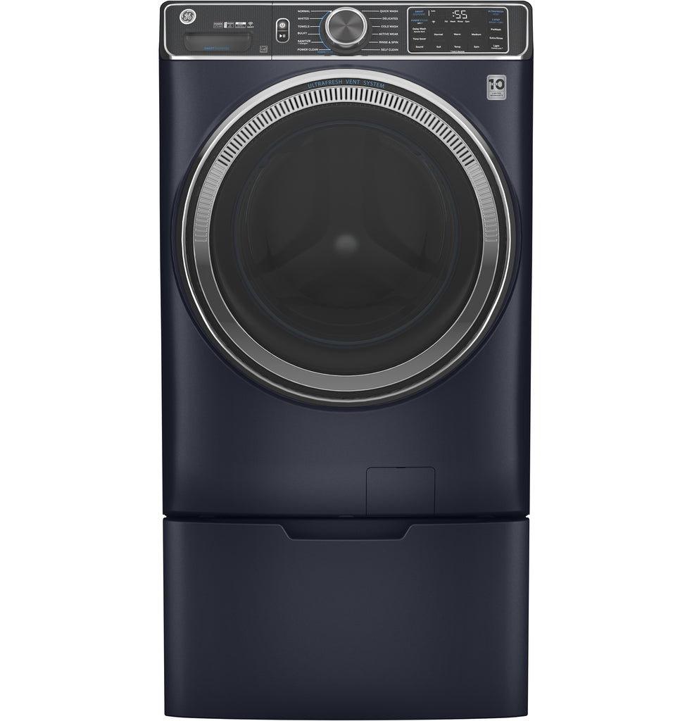 GE® 5.0 cu. ft. Capacity Smart Front Load ENERGY STAR® Steam Washer with SmartDispense™ UltraFresh Vent System with OdorBlock™ and Sanitize + Allergen