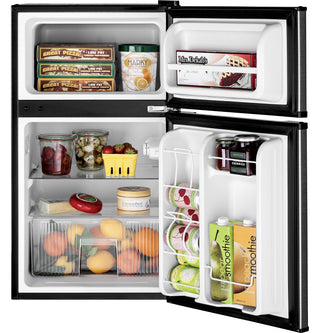 GE® Double-Door Compact Refrigerator