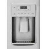 GE® 21.8 Cu. Ft. Counter-Depth Fingerprint Resistant Side-By-Side Refrigerator