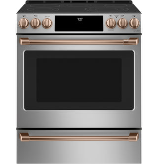 Café™ Front Control Electric Knobs and Handles - Brushed Copper