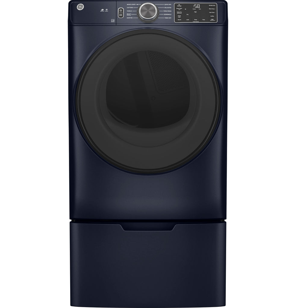 GE® 7.8 cu. ft. Capacity Smart Front Load Electric Dryer with Sanitize Cycle