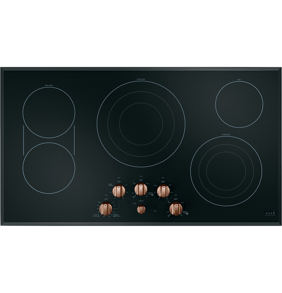 Café™ 5 Electric Cooktop Knobs - Brushed Copper