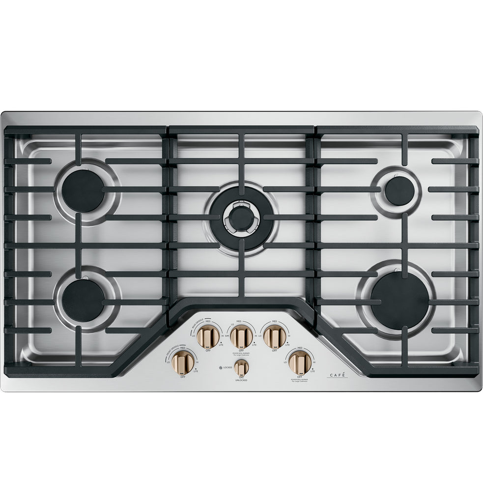 Café™ 5 Gas Cooktop Knobs - Brushed Bronze
