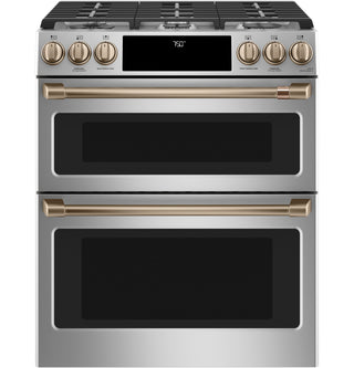 Café™ Front Control Gas Knobs and Handles - Brushed Bronze