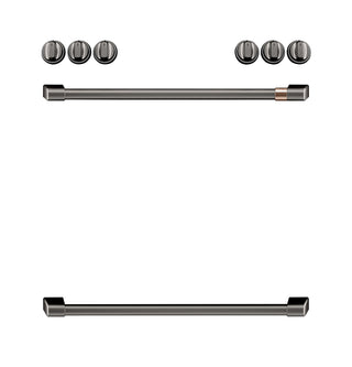 Café™ Front Control Electric Knobs and Handles - Brushed Black