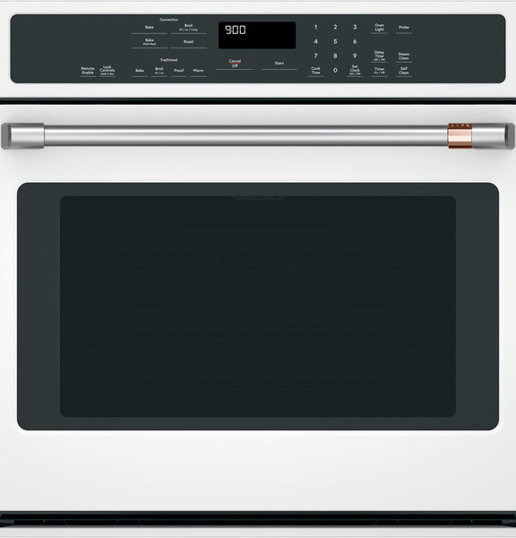 Café™ 30” Single Wall Oven Handle Brushed Stainless GE Appliances
