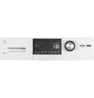 GE® 24" 4.1 Cu.Ft. Front Load Ventless Condenser Electric Dryer with Stainless Steel Basket