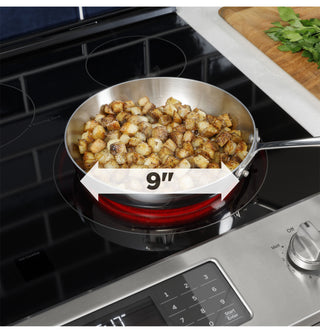 GE® 30" Slide-In Electric Convection Double Oven Range