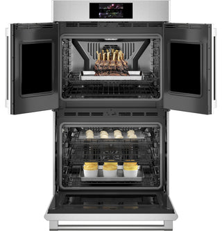 Monogram 30" French-Door Electric Convection Double Wall Oven Statement Collection