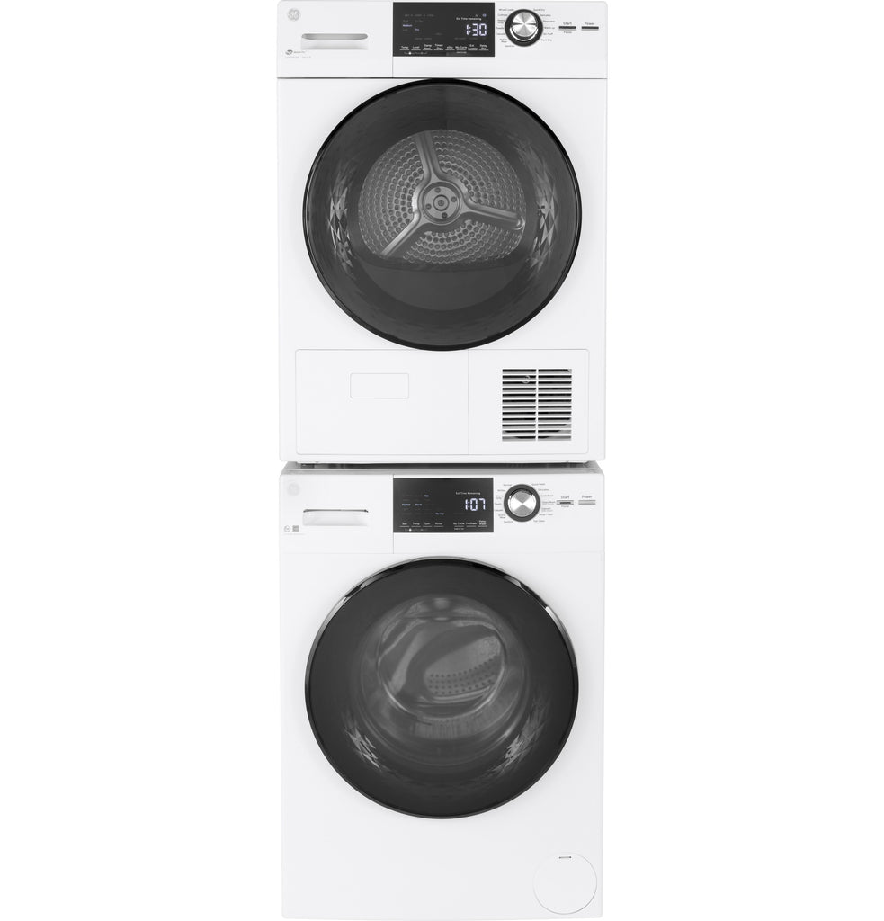 GE® 24" 4.1 Cu.Ft. Front Load Ventless Condenser Electric Dryer with Stainless Steel Basket