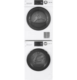 GE® 24" 4.1 Cu.Ft. Front Load Ventless Condenser Electric Dryer with Stainless Steel Basket