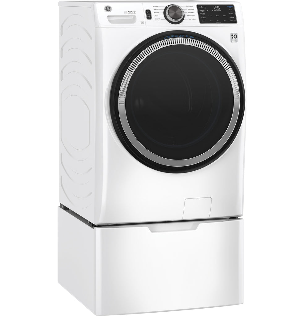 GE® 4.8 cu. ft. Capacity Smart Front Load ENERGY STAR® Washer with UltraFresh Vent System with OdorBlock™ and Sanitize w/Oxi