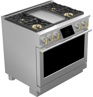 Monogram 36" Dual-Fuel Professional Range with 4 Burners and Griddle (Natural Gas)