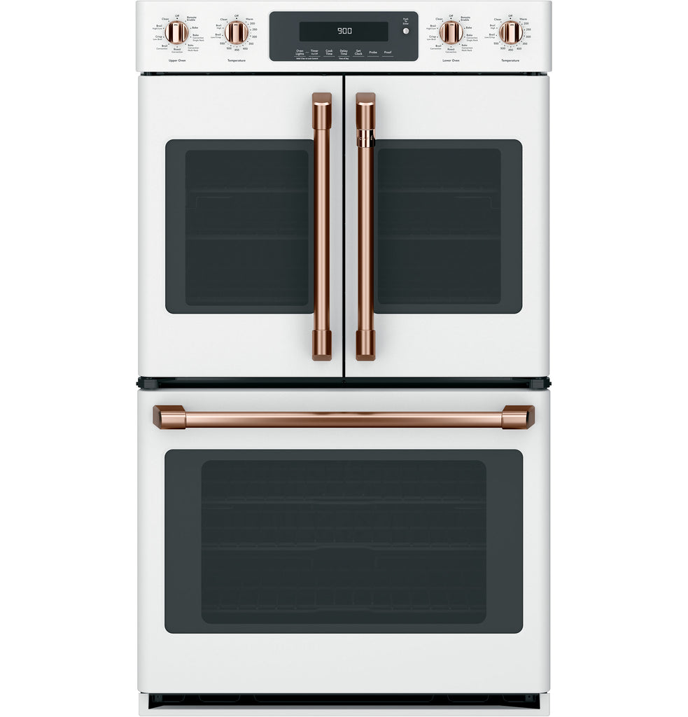 Café™ 2 French-Door Handles; 1 - 30" Handle; - Brushed Copper