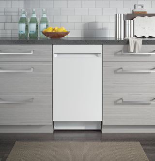 GE Profile™ 18" ADA Compliant Stainless Steel Interior Dishwasher with Sanitize Cycle