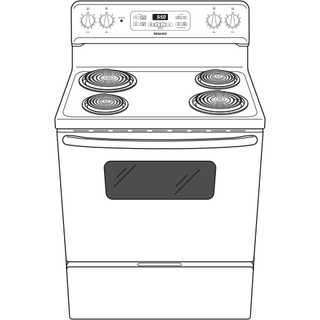 Hotpoint® 30" Free-Standing Standard Clean Electric Range