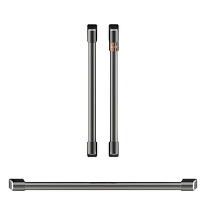 Café™ 2 French-Door Handles; 1 - 30" Handle; - Brushed Black
