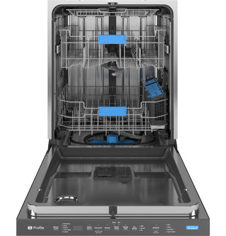 GE Profile™ Fingerprint Resistant Top Control with Stainless Steel Interior Dishwasher with Microban™ Antimicrobial Protection with Sanitize Cycle