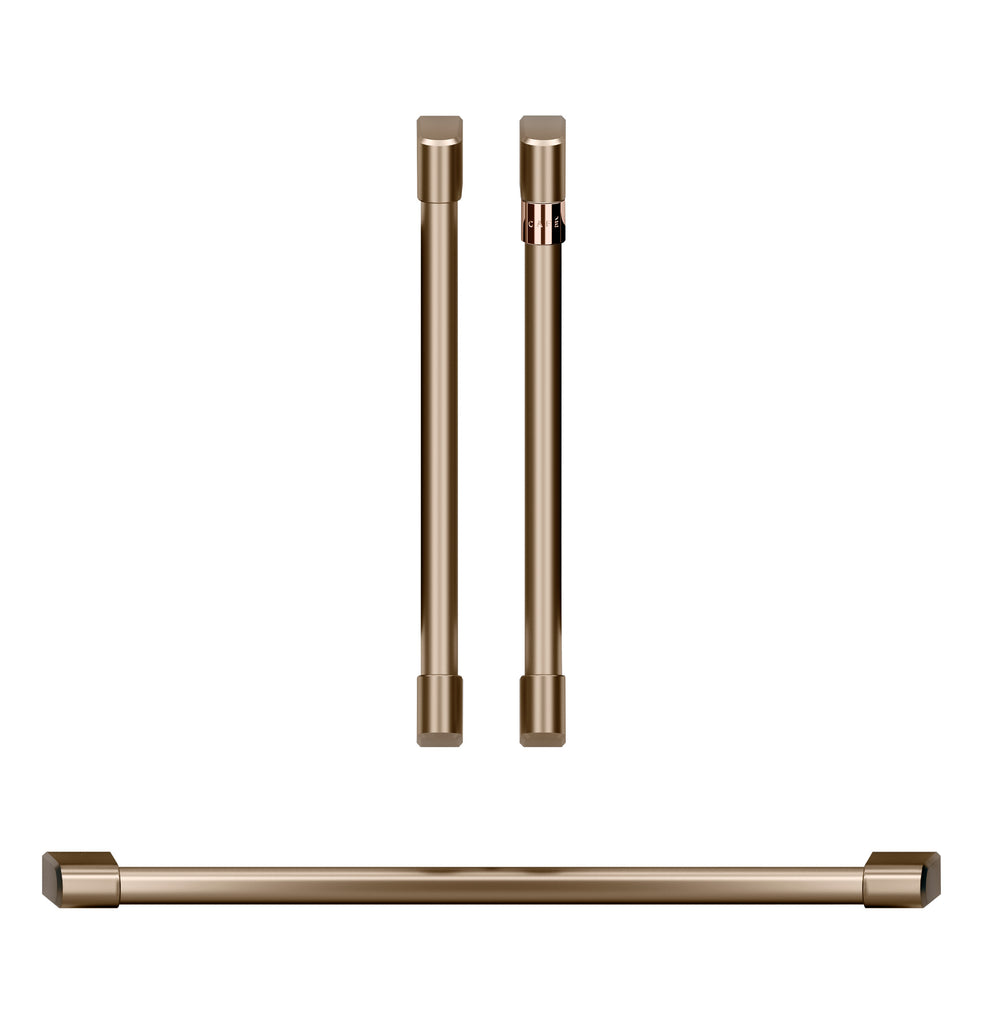 Café™ 2 French-Door Handles; 1 - 30" Handle; - Brushed Bronze
