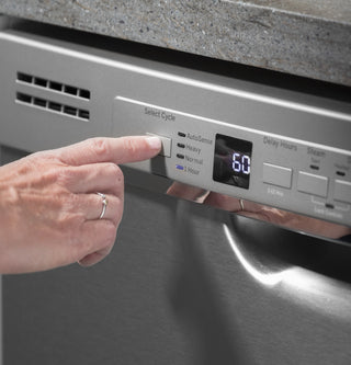 GE® ENERGY STAR® Front Control with Plastic Interior Dishwasher with Sanitize Cycle & Dry Boost