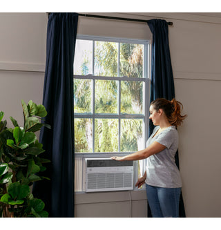 GE® 8,000 BTU Smart Electronic Window Air Conditioner for Medium Rooms up to 350 sq. ft.