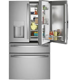 GE Profile™ 22.3 Cu. Ft. Smart Counter-Depth Fingerprint Resistant 4-Door French-Door Refrigerator with Door In Door