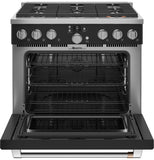 Café™ 36" Smart Dual-Fuel Commercial-Style Range with 6 Burners (Natural Gas)