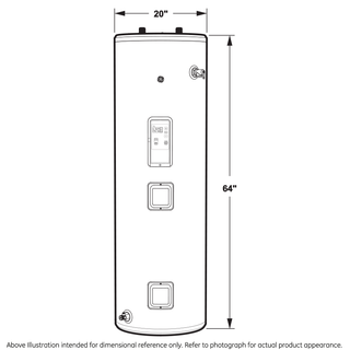 GE® Smart 40 Gallon Tall Electric Water Heater - Canada only