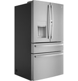 GE Profile™ 22.3 Cu. Ft. Smart Counter-Depth Fingerprint Resistant 4-Door French-Door Refrigerator with Door In Door