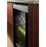 Café™ Beverage Center in Platinum Glass