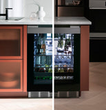 Café™ Beverage Center in Platinum Glass