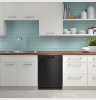 GE® ENERGY STAR® Dishwasher with Front Controls