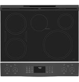 GE Profile™ ENERGY STAR® 30" Smart Slide-In Fingerprint Resistant Front-Control Induction and Convection Range with No Preheat Air Fry