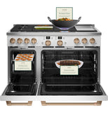 Café™ 48" Smart Dual-Fuel Commercial-Style Range with 6 Burners and Griddle (Natural Gas)