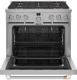 Café™ 36" Smart Dual-Fuel Commercial-Style Range with 6 Burners (Natural Gas)