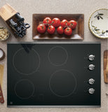 GE® 30" Built-In Knob Control Electric Cooktop