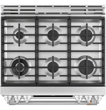 Café™ 30" Smart Slide-In, Front-Control, Dual-Fuel, Double-Oven Range with Convection