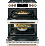 Café™ 30" Smart Slide-In, Front-Control, Dual-Fuel, Double-Oven Range with Convection