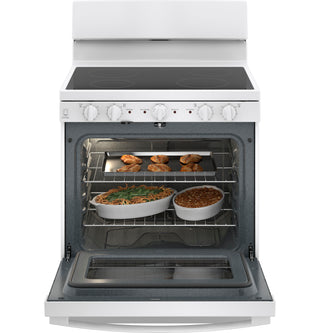 GE® ENERGY STAR® 30” Free-Standing Electric Radiant Smooth Cooktop Range