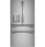 GE Profile™ 22.3 Cu. Ft. Smart Counter-Depth Fingerprint Resistant 4-Door French-Door Refrigerator with Door In Door