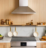 Monogram 36" Wall-Mounted Pyramid Chimney Vent Hood with Air Quality Sensors