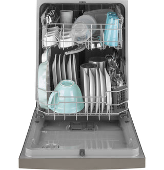 GE® ENERGY STAR® Front Control with Plastic Interior Dishwasher with Sanitize Cycle & Dry Boost
